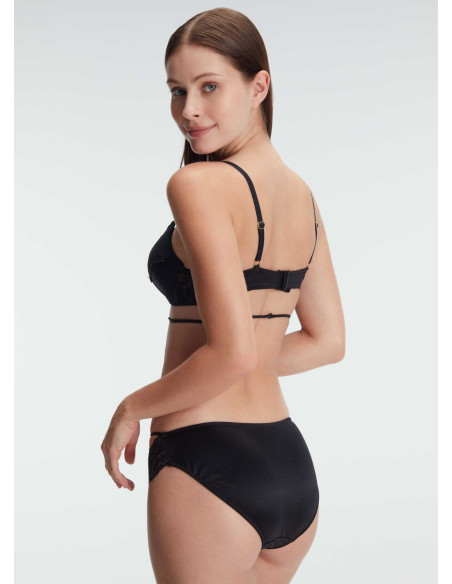Бюстгальтер с Трусиками Push Up Anil Anil 4842 BLACK — прямые поставки из Турции