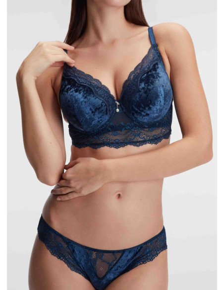 Anil 4805 BLUE Lace Bra — wholesale for boutiques