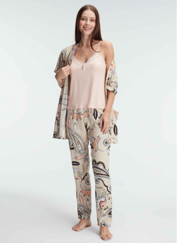 Anil 5840 Pants Homewear Set — Turkish factory wholesale