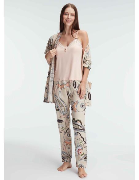 Anil 5840 Pants Homewear Set — Turkish factory wholesale