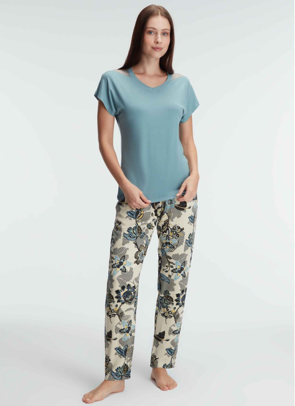 Anil 9866 Pants Homewear Set — direct Turkish factory supply