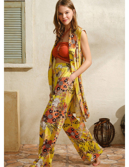 Anil 5754 Pants Homewear Set — Turkish factory wholesale