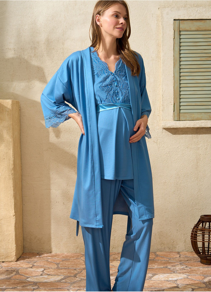 Anil 5771 BLUE Pants Homewear Set — wholesale from Turkey