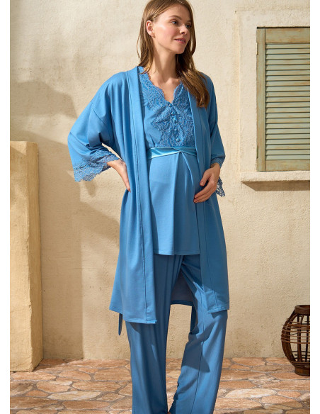 Anil 5771 BLUE Pants Homewear Set — wholesale from Turkey