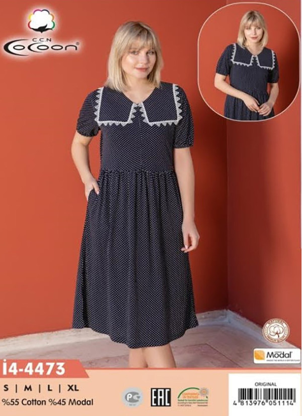 CCNİ4-4473_ORI Dress (S+M+L+XL) — Istanbul wholesale supplier