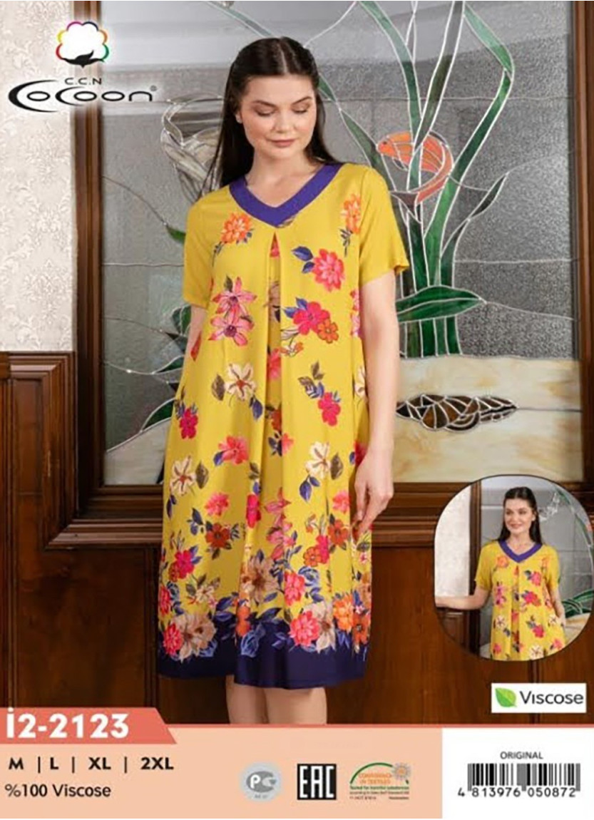 Платье (M+L+XL+2XL) COCOON CCNİ2-2123_ORI — оптом от турецкой фабрики