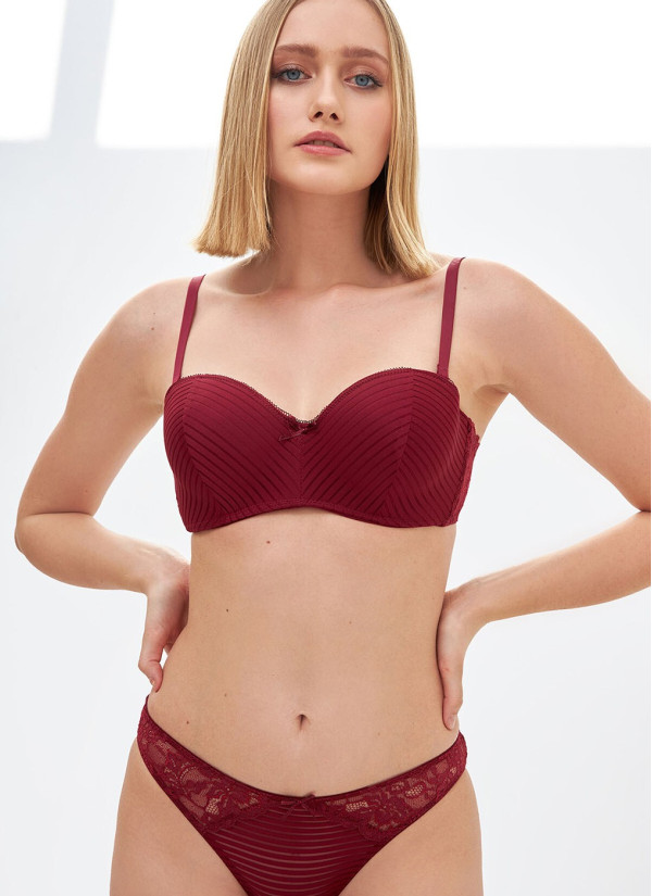 NBB 4691 BORDO Bra and Briefs Set — direct Turkish factory supply 2