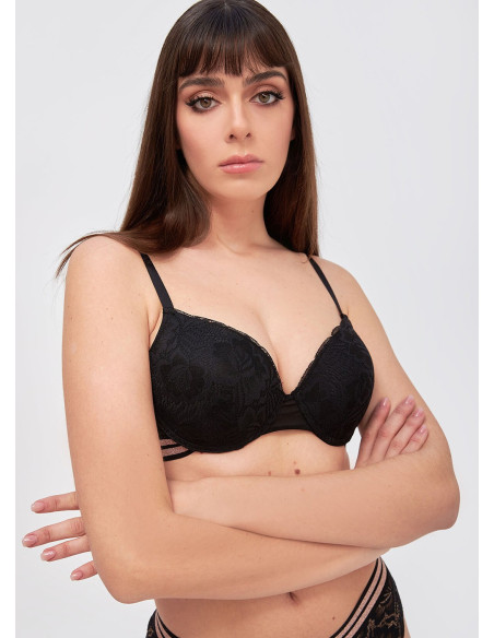 NBB 4791 SİYAH Bra and Briefs Set — Turkey wholesale collection