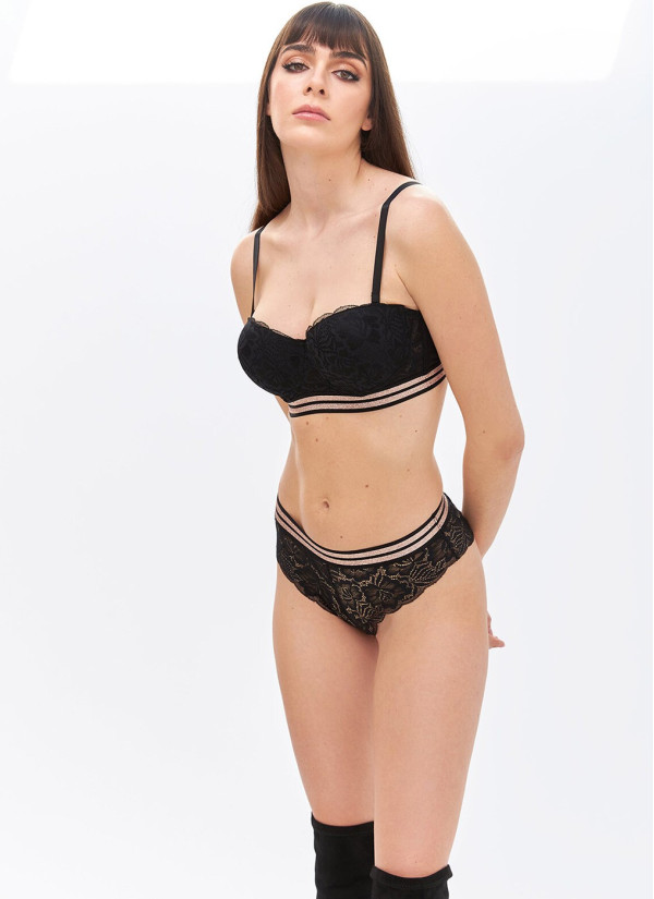 NBB 4792 SİYAH Bra and Briefs Set — Istanbul wholesale supplier