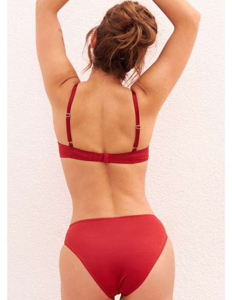 NBB 4806 BORDO Bra and Briefs Set — Turkish factory wholesale