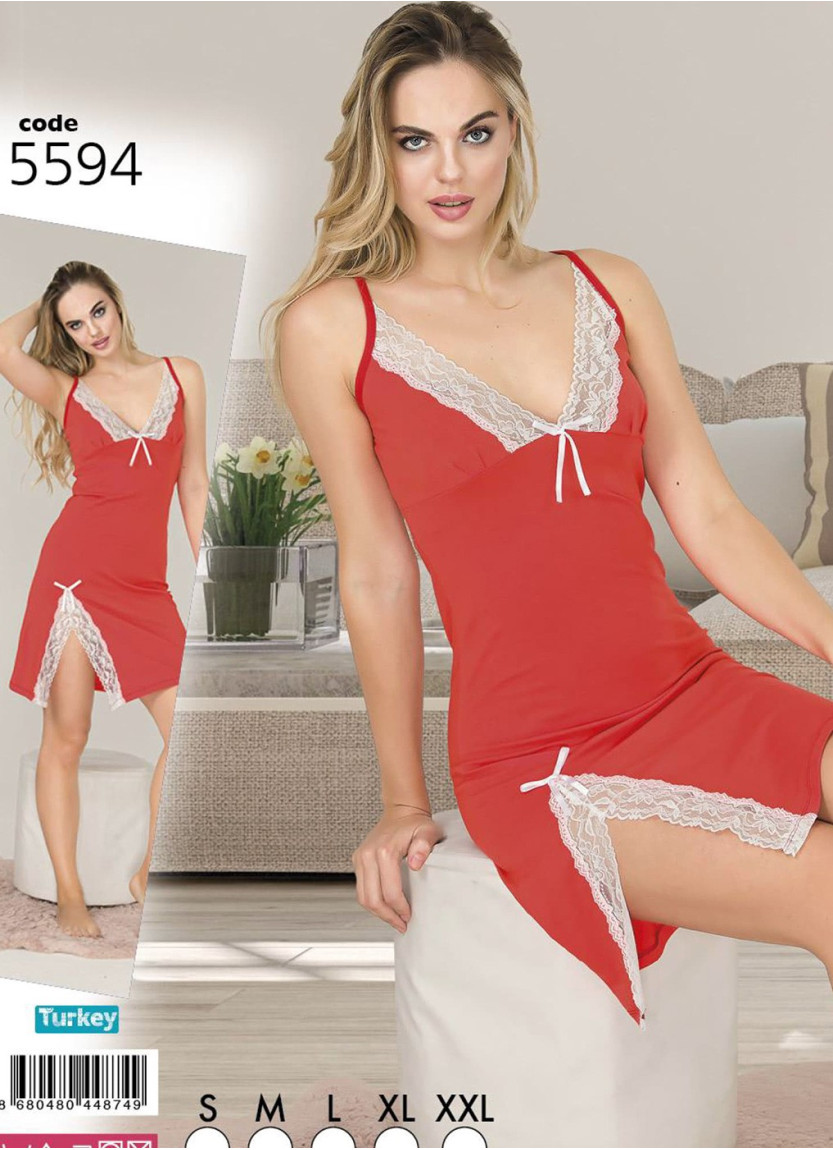 Lady 5594 Nightdress (S+M+L+XL+XXL) — wholesale from Turkey