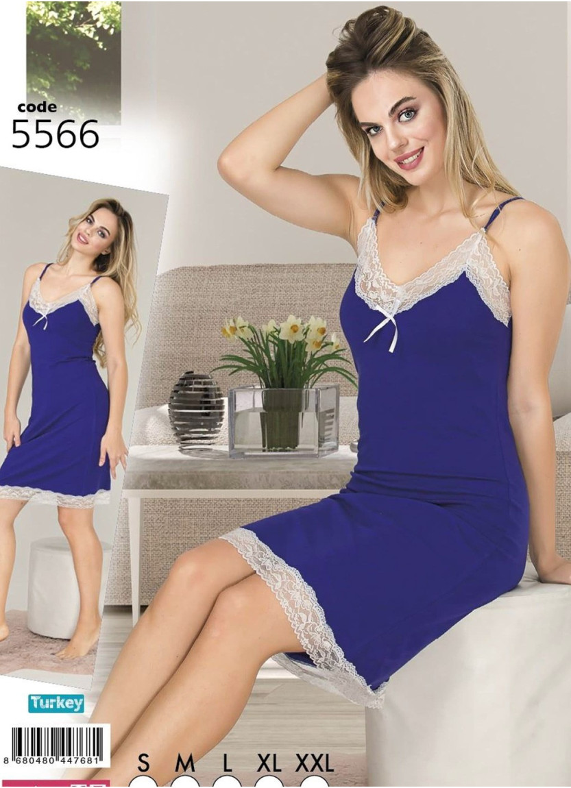 Lady 5566 Nightdress (S+M+L+XL+XXL) — wholesale from Turkey