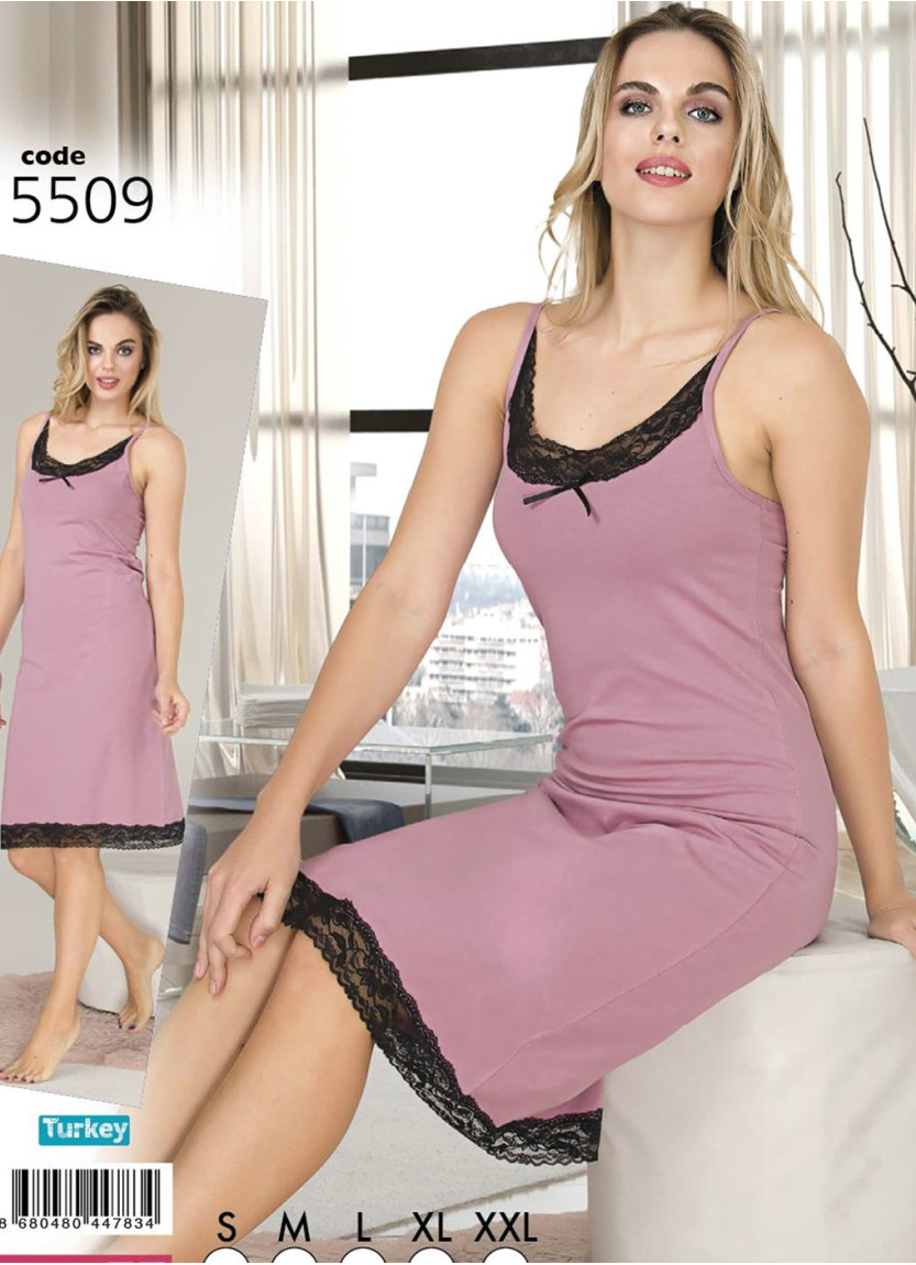 Lady 5509 Nightdress (S+M+L+XL+XXL) — direct Turkish factory supply