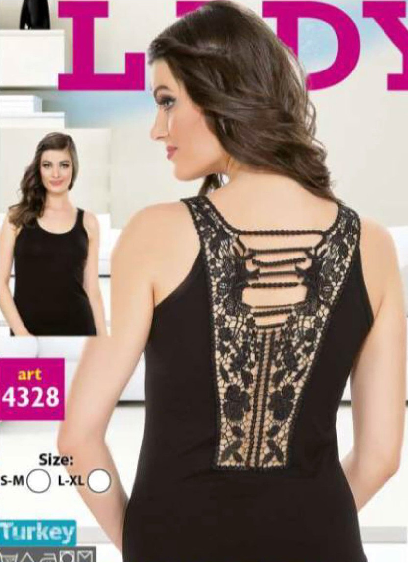 Кофта Женская с гипюром (S/M+L/XL) Lady Lady 4328 — оптовая поставка из Турции