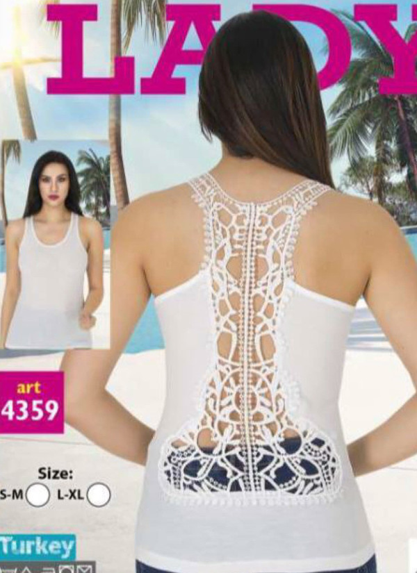 Lady 4359 Women's Top (S/M+L/XL) — Turkish textile wholesale