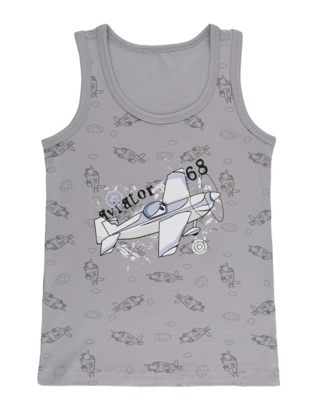 Donella 7781B9 Assorted 10-Pack Boys' Tank Top — Turkish factory wholesale