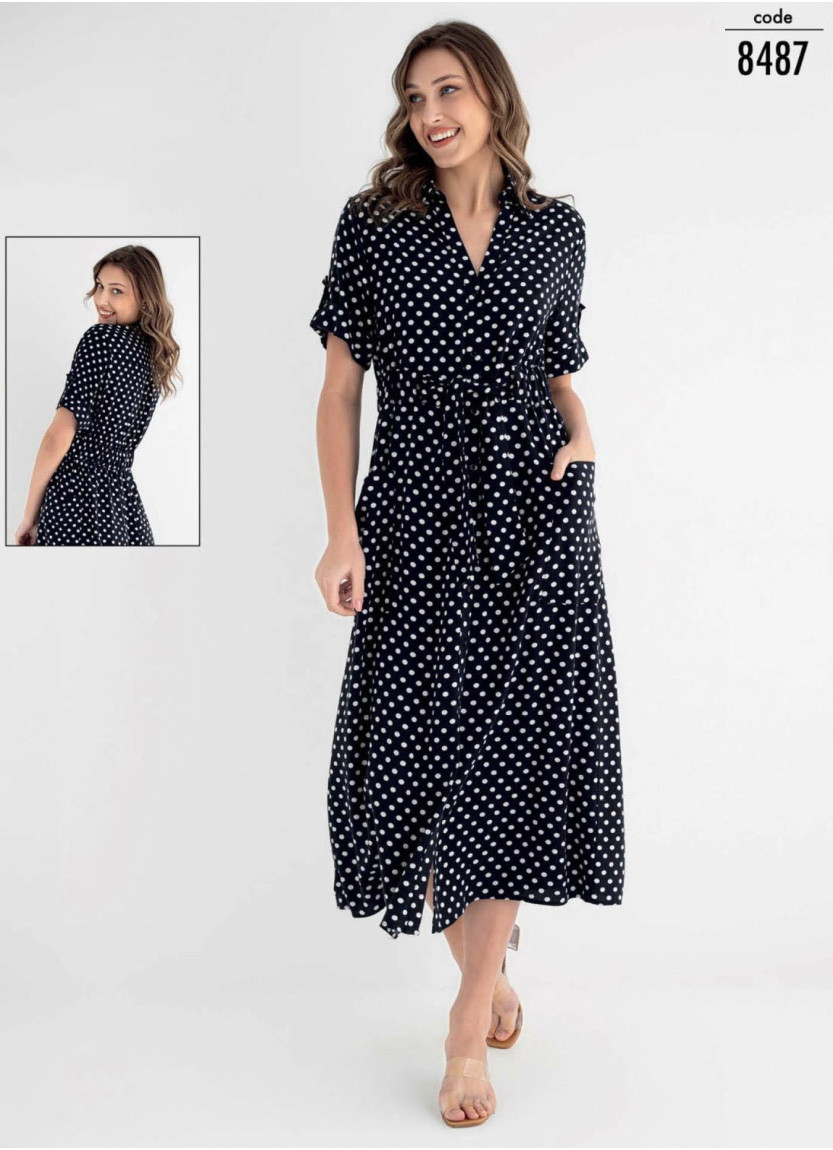 Платье (S/M+L+XL+XXL) IBIZA IBIZA 8487 — купить оптом из Турции