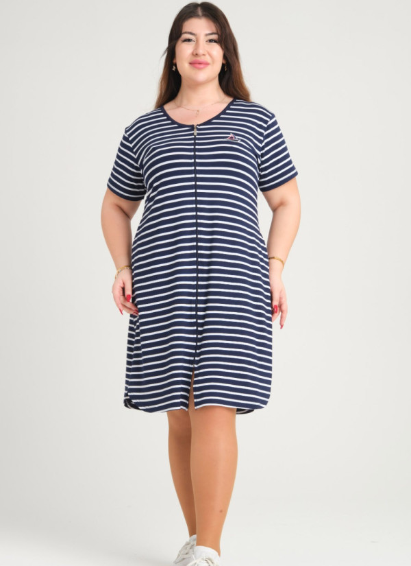 JEN 04262 Mavi Tunic (XL+2XL+3XL+4XL+5XL) — wholesale from Turkey