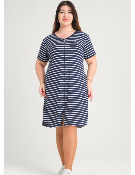 JEN 04262 Mavi Tunic (XL+2XL+3XL+4XL+5XL) — wholesale from Turkey