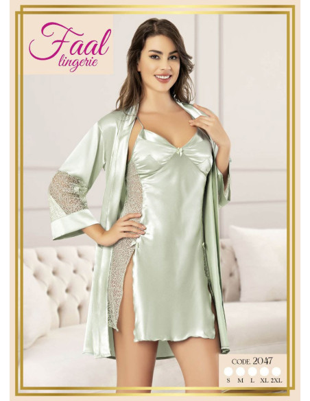 Fall 2047 Satin Women's Robe — factory-direct from Turkey