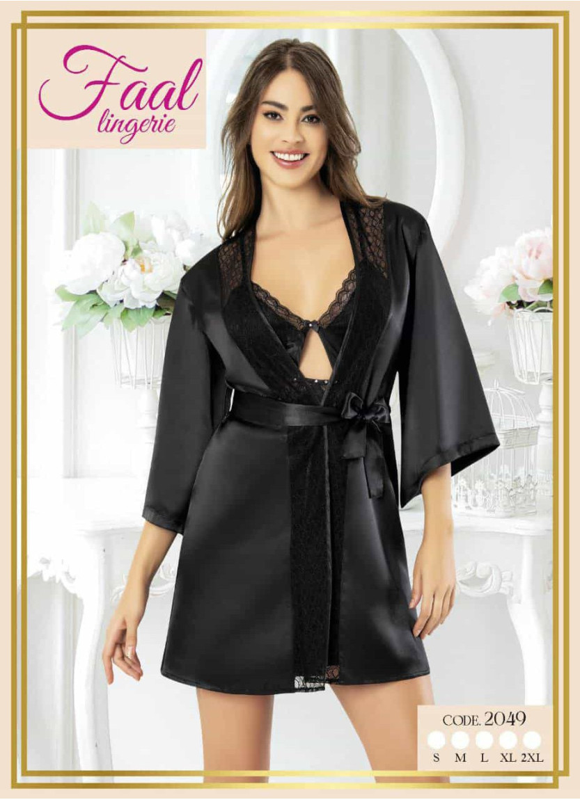 Fall 2049 Satin Women's Robe — factory-direct from Turkey