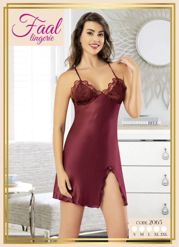 Fall 2065 Satin Women's Robe — wholesale from Turkey 2