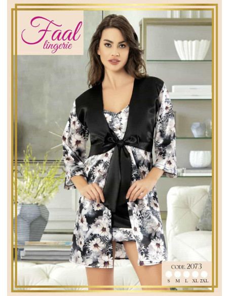 Fall 2073 Satin Women's Robe — wholesale from Turkey