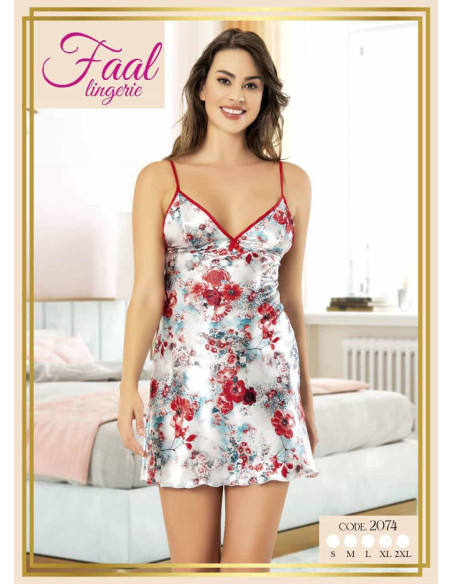 Fall 2074 Satin Women's Robe — Turkish textile wholesale