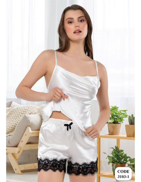 Fall 3103 Satin Women's Pajama Set — Turkey wholesale collection