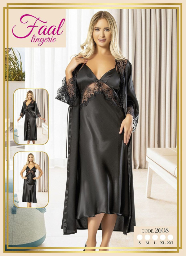 Fall 2608 Satin Women's Robe — wholesale for boutiques