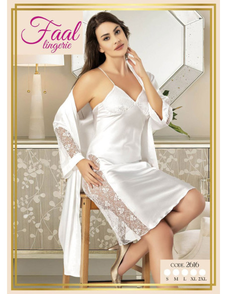 Fall 2616 Satin Women's Robe — wholesale from Turkey