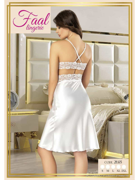 Fall 2618 Satin Women's Robe — Turkish factory wholesale