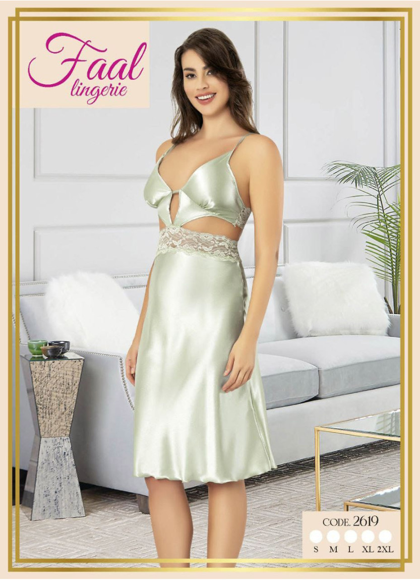 Fall 2619 Satin Women's Robe — Turkey wholesale collection