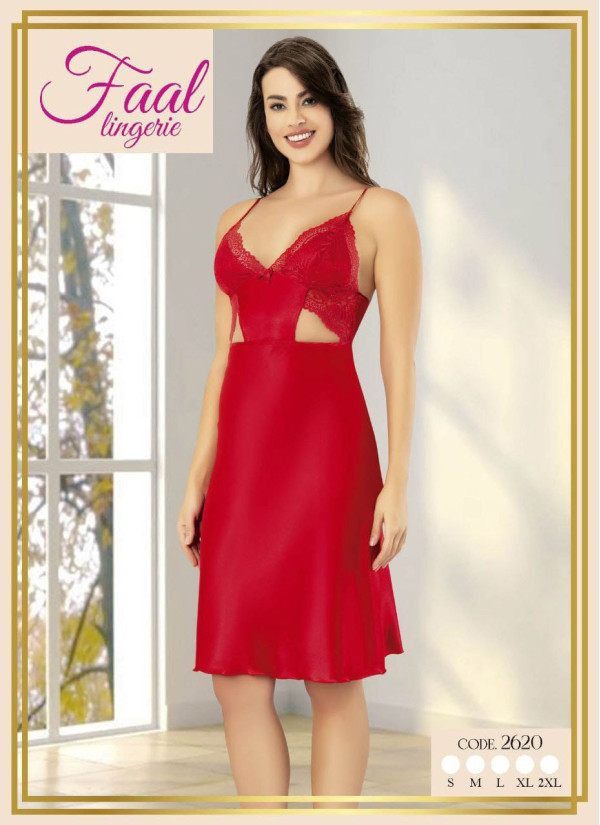 Fall 2620 Satin Women's Robe — Turkey wholesale collection 2
