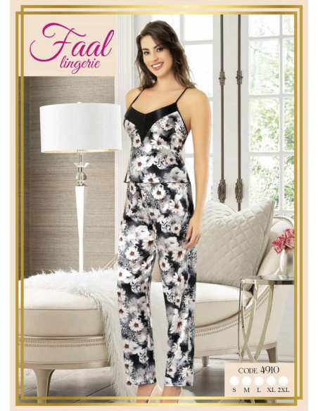 Fall 4910 Satin Women's Pajama Set — wholesale from Turkey