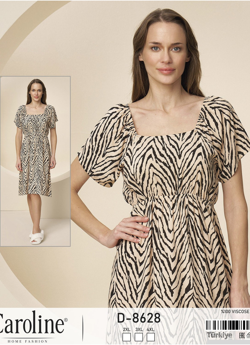 Caroline D-8628 Dress (2XL+3XL+4XL) — Turkish factory wholesale