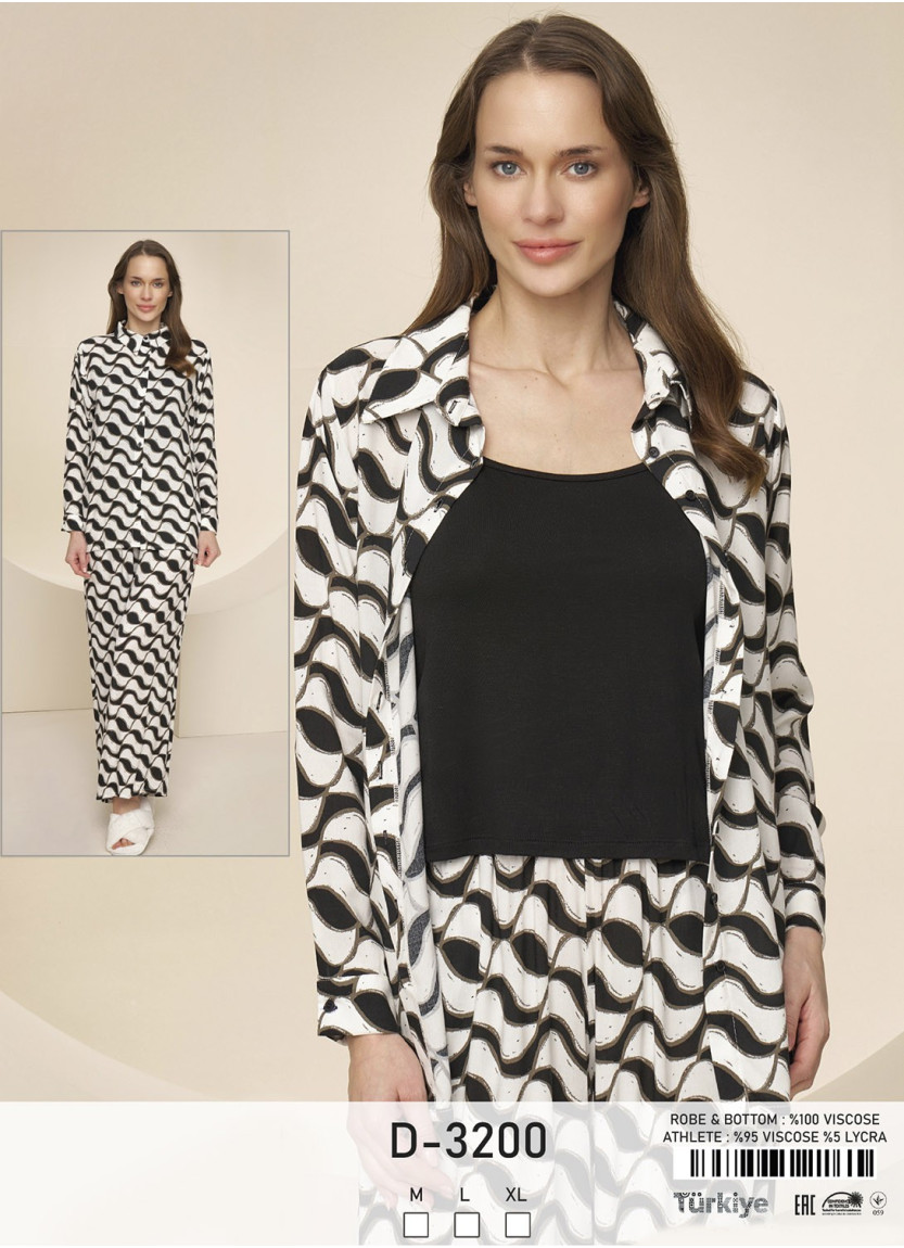 Caroline D-3200 Pants Homewear Set (M+L+XL) — Turkey wholesale collection