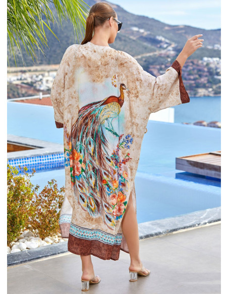 AQUA 24887 CAMEL Women's Robe — wholesale from Turkey