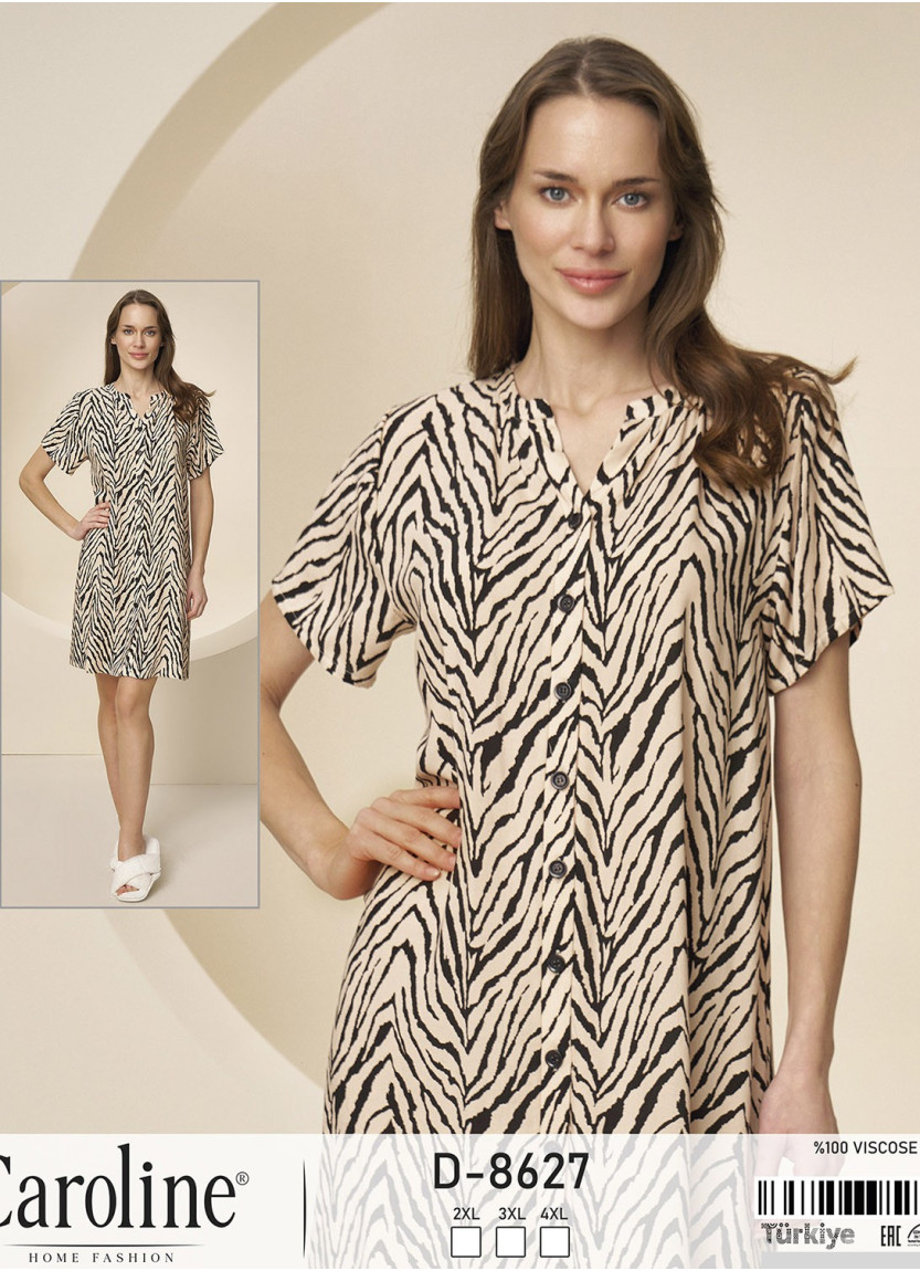 Caroline D-8627 Women's Robe (2XL+3XL+4XL) — Istanbul wholesale supplier