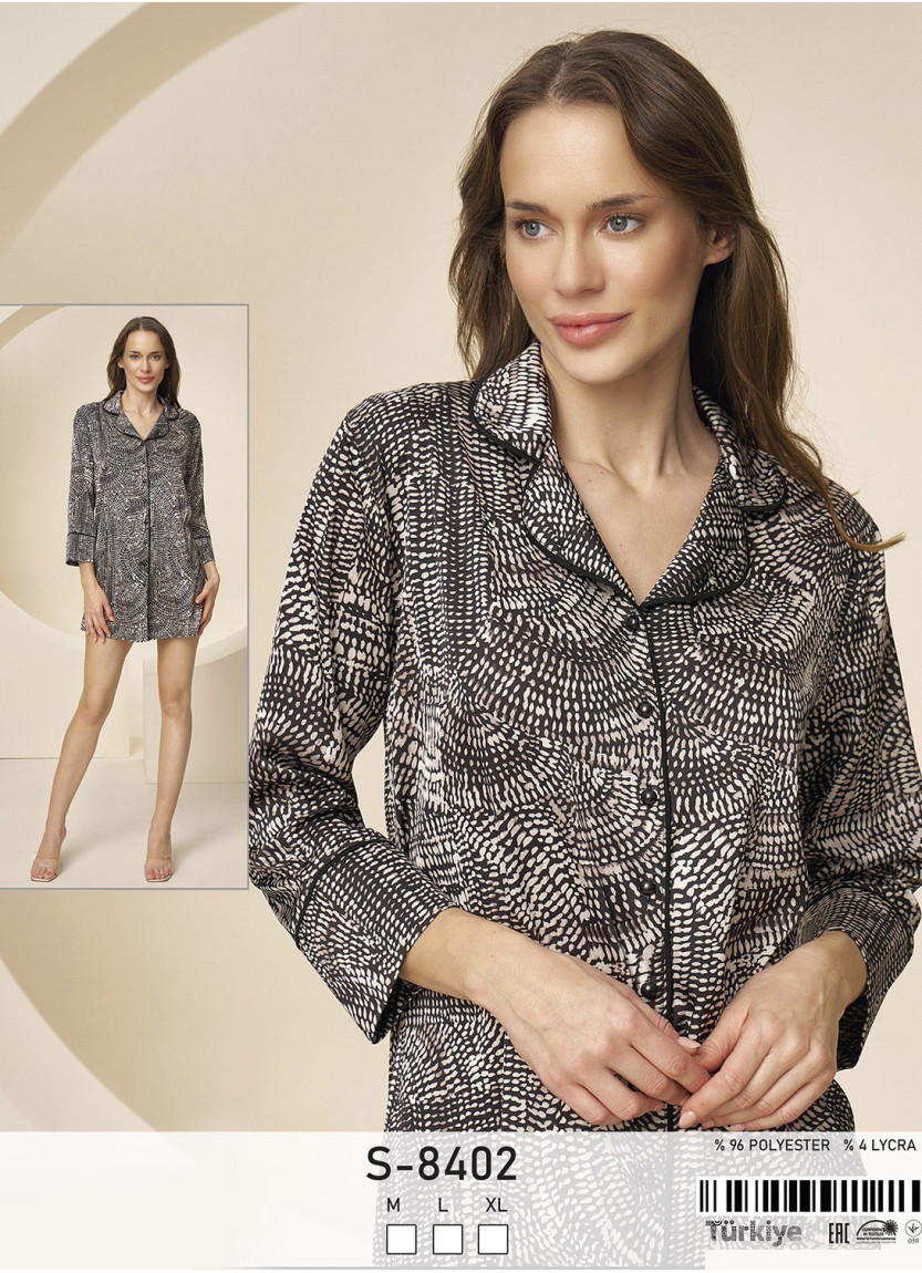 Caroline S-8402 Women's Robe (M+L+XL) — Istanbul wholesale supplier