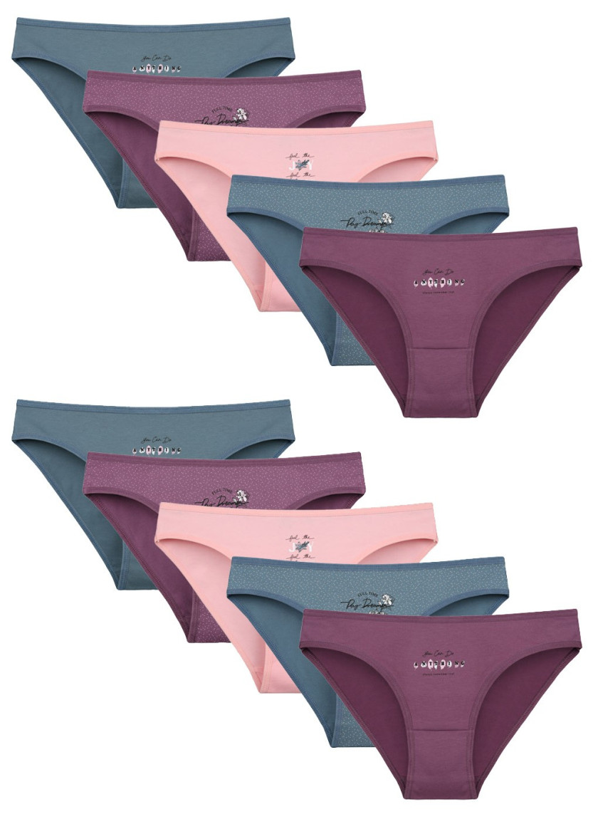 Donella 2181B11 Assorted 10-Pack Women's Briefs — Istanbul wholesale supplier