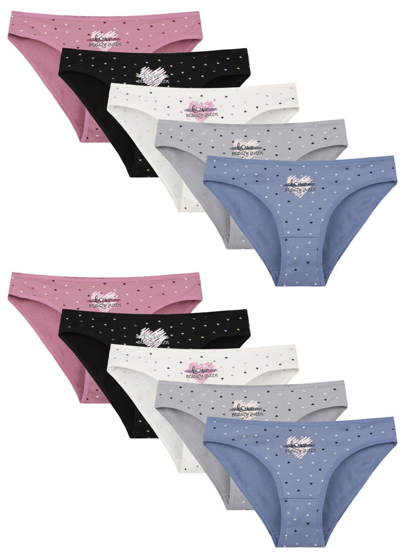 Женские Трусы (Ассорти) 10 шт/уп. Donella 2181B25 — оптом для магазинов и бутиков