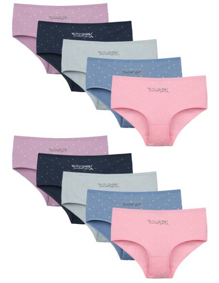 Donella 2581B21 Assorted 10-Pack Women's Briefs — Istanbul wholesale supplier
