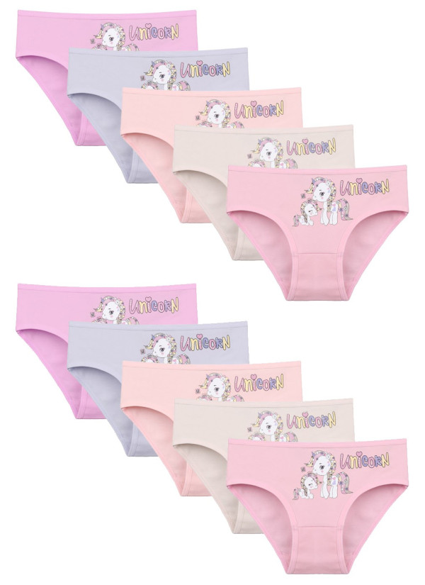 Donella 4171PB35 Assorted 10-Pack Girls' Briefs — Istanbul wholesale supplier