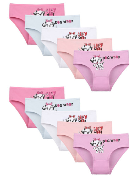 Donella 4171PB55 Assorted 10-Pack Girls' Briefs — Turkey wholesale collection