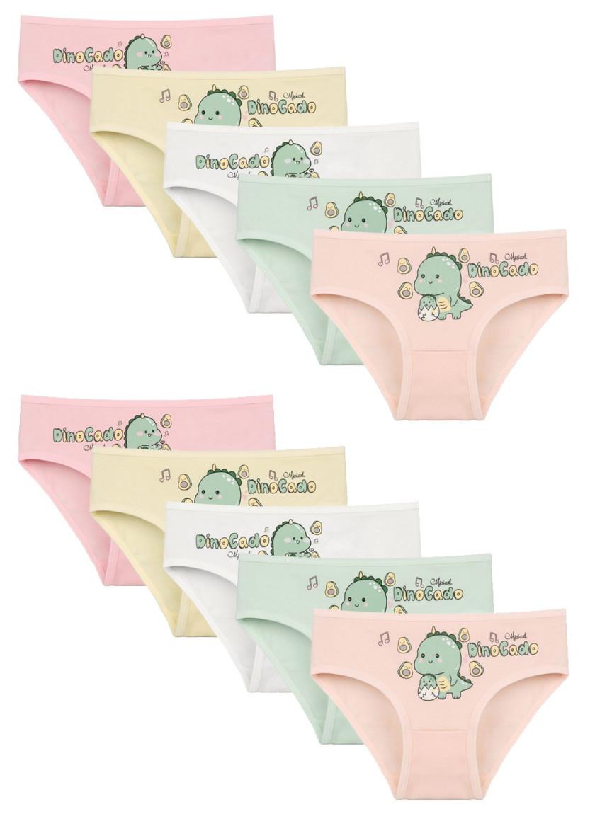 Donella 4171PB64 Assorted 10-Pack Girls' Briefs — wholesale from Turkey
