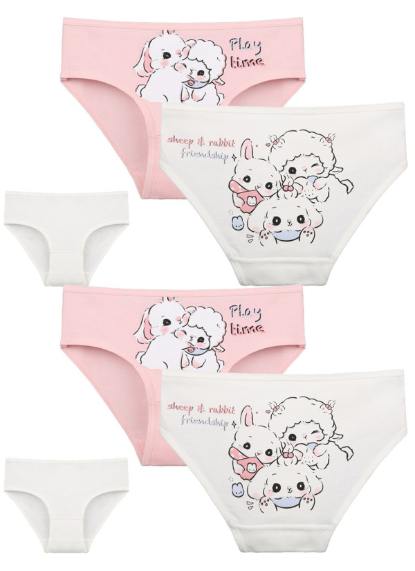 Donella 4171PB70 Assorted 10-Pack Girls' Briefs — Turkish textile wholesale