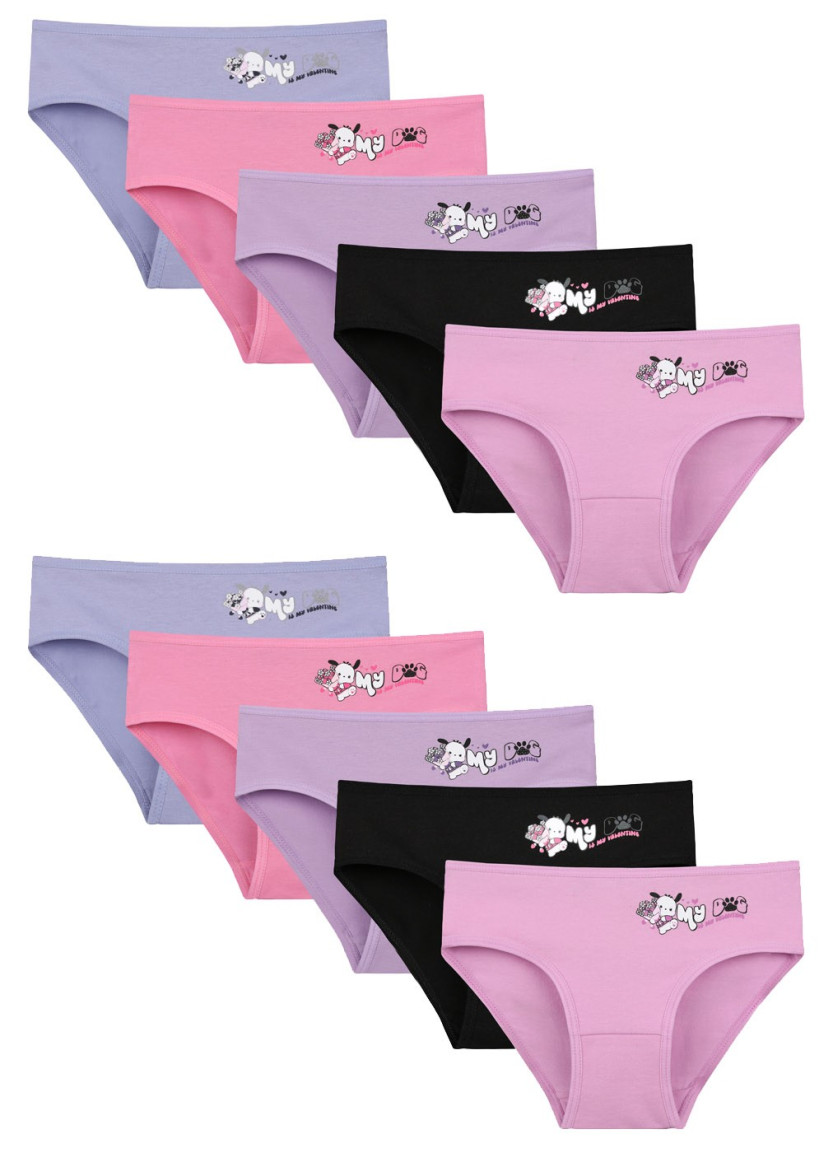 Donella 4171PB76 Assorted 10-Pack Girls' Briefs — Turkey wholesale collection