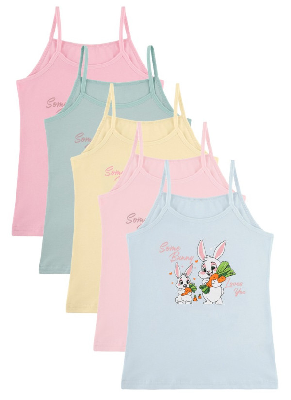 Donella 4371PB67 Assorted 10-Pack Girls' Tank Top — wholesale from Turkey