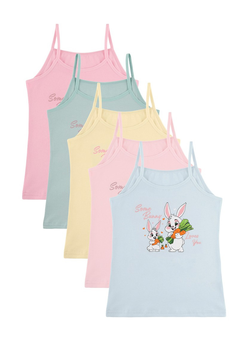 Donella 4371PB67 Assorted 10-Pack Girls' Tank Top — wholesale from Turkey